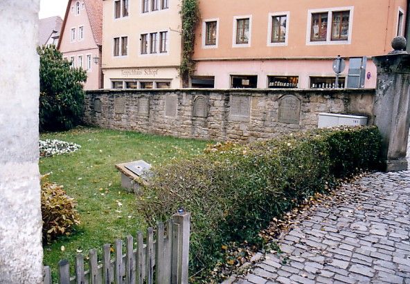 Jüdische Friedhöfe in Rothenburg ob der Tauber (Landkreis Ansbach)